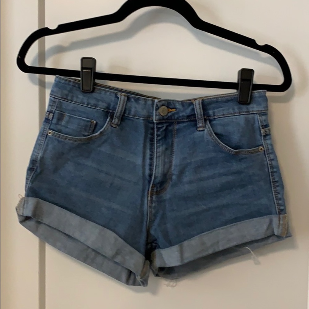 Medium blue Denim shorts